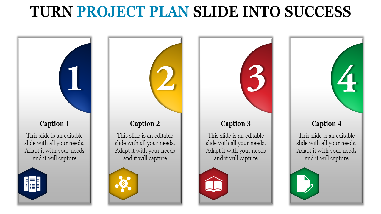 project plan slide-Turn PROJECT PLAN SLIDE Into Success